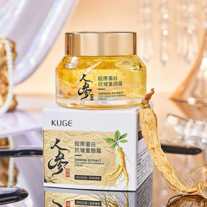 Cremă cu Ginseng Korean & Colagen pentru Riduri Fine și Aspect Îmbătrânit